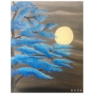 MTO Original Tree in the Wind Painting